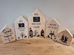 Houten Sinterklaas huisjes - Decoratie, Ophalen of Verzenden, Nieuw