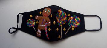 Mondkapje Gingerbread Man Christmas beschikbaar voor biedingen