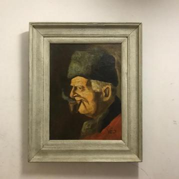 Schilderij 'portret van een visserman' beschikbaar voor biedingen