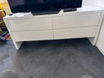 Ladekast / TV Meubel - Wit, Huis en Inrichting, Ophalen, Kunststof, Gebruikt, 150 tot 200 cm