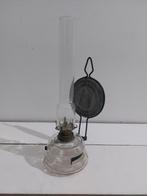 Antiek brocante olielamp, Ophalen of Verzenden