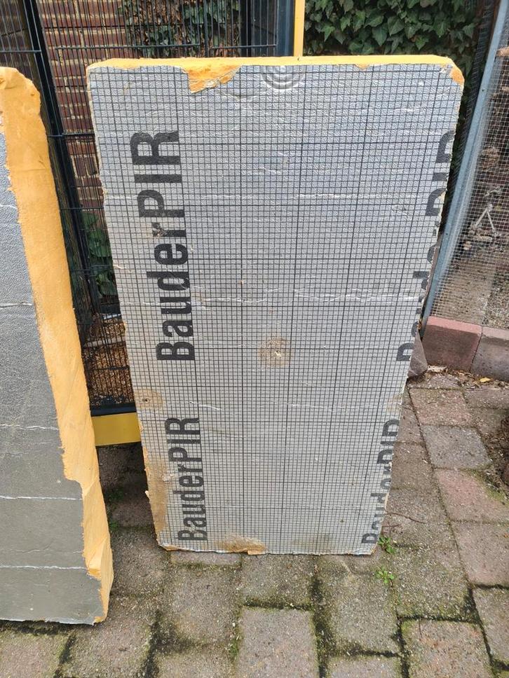 Bauder PIR Isolatieplaten 14cm - Restpartij, Doe-het-zelf en Verbouw, Isolatie en Afdichting, Ophalen