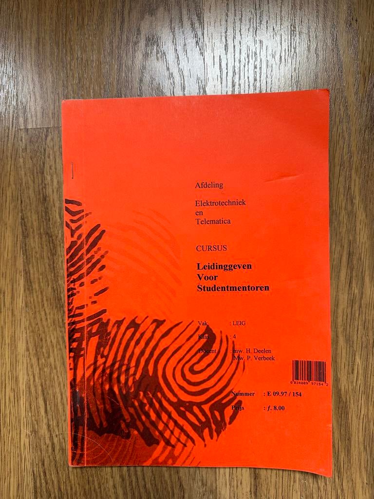 Leidinggeven voor Studentmentoren - Elektrotechniek, Ophalen of Verzenden, Beta, Gelezen, HBO