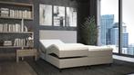 OP=OP Elektrische boxspring  - 160 x 200 - Beige, Verzenden, Beige, 200 cm, 160 cm