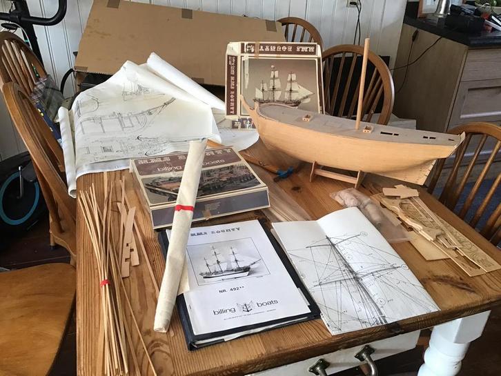 Nog af te bouwen hms bounty modelbouw boot billing boats, Hobby en Vrije tijd, Modelbouw | Boten en Schepen, Gebruikt, Ophalen