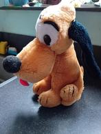 Disney Pluto pluche oud 28cm, Ophalen of Verzenden, Goofy of Pluto, Gebruikt, Knuffel