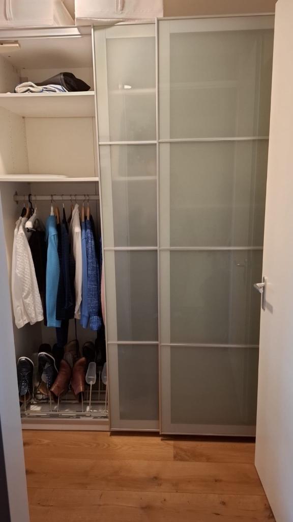 Kledingkast met schuifdeuren breedte 2 meter, Huis en Inrichting, Kasten | Kledingkasten, Gebruikt, 200 cm of meer, 200 cm of meer