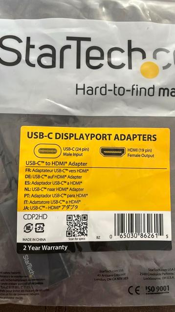 StarTech USB-C naar HDMI Adapter - Nieuw! beschikbaar voor biedingen