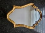Antiek vintage spiegel goud, Minder dan 50 cm, Gebruikt, Ophalen of Verzenden, Minder dan 100 cm