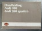 Audi 100 quattro 1985 oldtimer instructieboekje nl, Verzenden