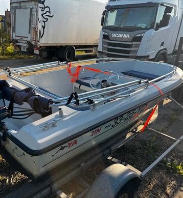 Yanmarin 410 bigfish consoleboot met trailer beschikbaar voor biedingen