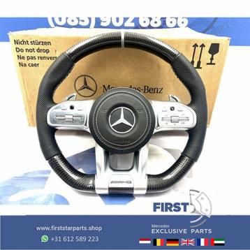 2022 AMG CARBON STUUR + AIRBAG A45 CLA45 C63 E63 GLC63 GLE63 beschikbaar voor biedingen