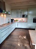 Gebruikte keuken, Huis en Inrichting, Keuken | Complete keukens, Ophalen, Gebruikt, Graniet of Steen, Hoekkeuken