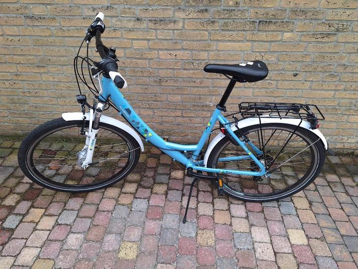 Meisjesfiets, Fietsen en Brommers, Fietsen | Meisjes, Gebruikt, 26 inch of meer, Handrem, Versnellingen, Ophalen