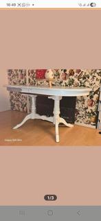 Ovale uitschuifbare tafel, Antiek en Kunst, Antiek | Meubels | Tafels, Ophalen of Verzenden