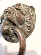Bronzen deurklopper leeuwenkop., Doe-het-zelf en Verbouw, Hang- en Sluitwerk, Ophalen of Verzenden, Zo goed als nieuw, Overige materialen