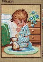 Cado voorbedrukt borduurstramien, biddend jongetje 518, Ophalen of Verzenden, Nieuw, Handborduren, Onderdeel of Toebehoren