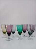 7x Max Verboeket Kristal Unie Maastricht 1956 12 cm.., Antiek en Kunst, Ophalen of Verzenden