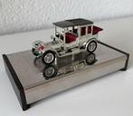 Prachtige rvs sigaretten doos met oldtimer, Ophalen of Verzenden