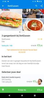 Social deal de4zussen Ede., Tickets en Kaartjes, Hotelbonnen, Eén persoon, 3 overnachtingen of meer
