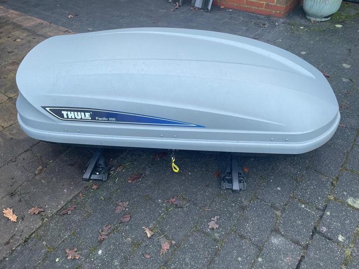 Thule Pacific 200 Skikoffer / Dakkoffer, Auto diversen, Dakkoffers, Gebruikt, Ophalen of Verzenden