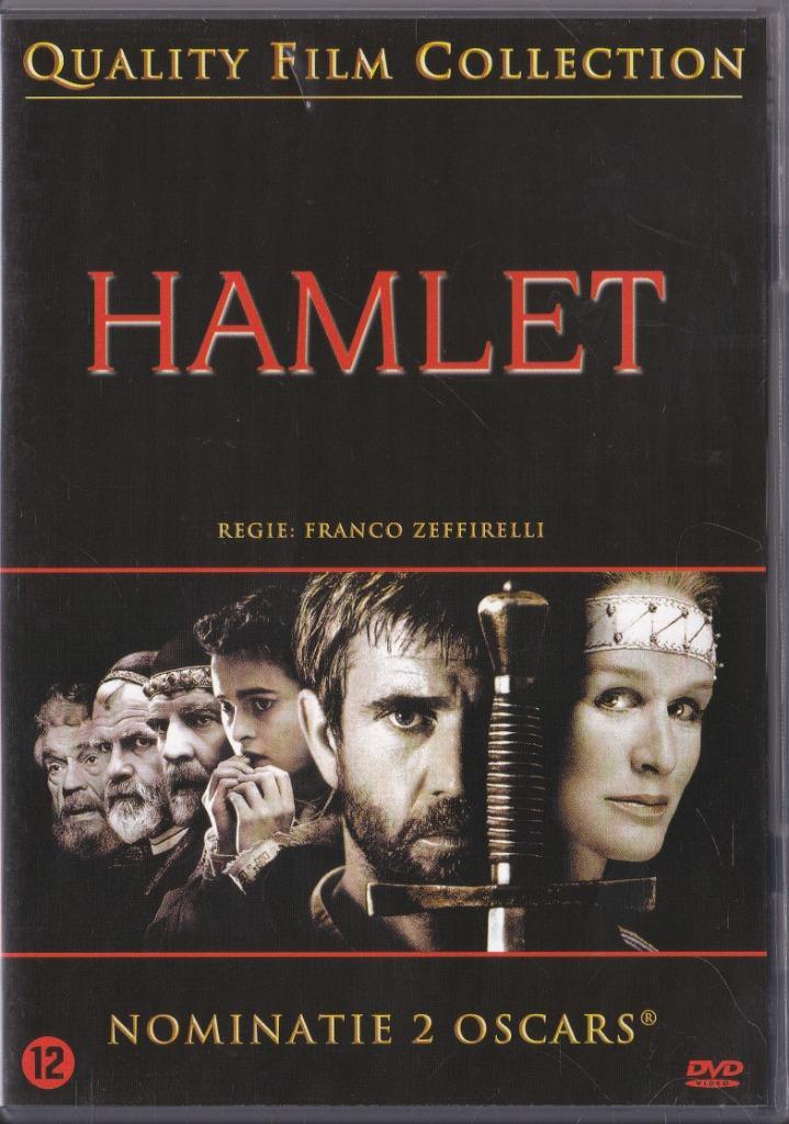 Hamlet (QFC) ֎ 1990, Mel Gibson, Glenn Close, Cd's en Dvd's, Dvd's | Filmhuis, Zo goed als nieuw, Overige gebieden, Vanaf 12 jaar