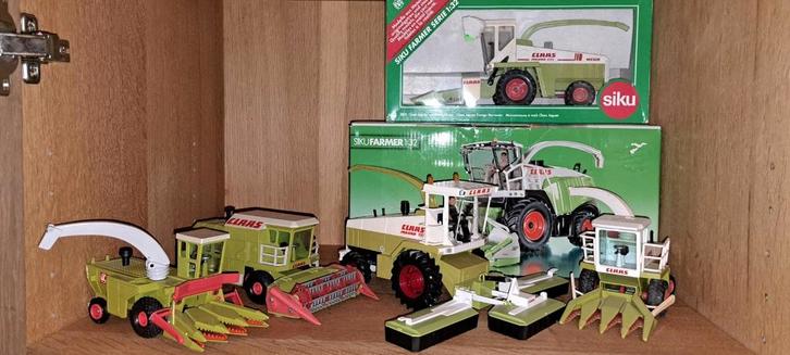 Claas Combine & Hakselaars oud & Nieuw  1:32, Hobby en Vrije tijd, Modelauto's | 1:32, Zo goed als nieuw, Tractor of Landbouw