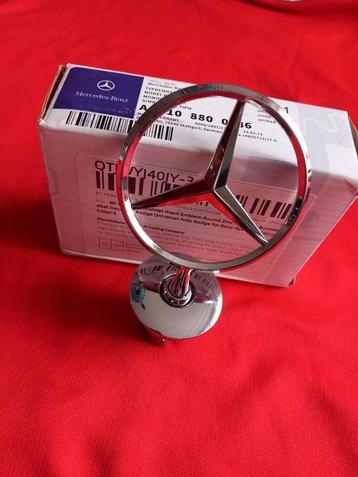 MERCEDES BENZ STER RVS CHROME MET BLANKE VOET NU 20,OO EURO beschikbaar voor biedingen