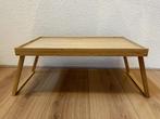 Bamboe Opklap bed tafeltje RESGODS Ikea, 45 tot 60 cm, Minder dan 55 cm, Gebruikt, Ophalen of Verzenden