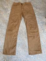 Pendium leren broek suède super vintage retro - kaki kleur, Maat 38/40 (M), Bruin, Ophalen of Verzenden, Zo goed als nieuw