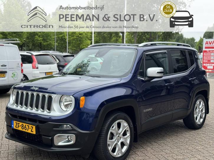 Jeep Renegade 1.4 MultiAir Night Eagle II Limited (bj 2018), Auto's, Jeep, Bedrijf, Te koop, Renegade, ABS, Achteruitrijcamera