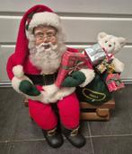 Bewegende Kerstman  zittend op een bankje, Diversen, Kerst, Ophalen of Verzenden, Gebruikt