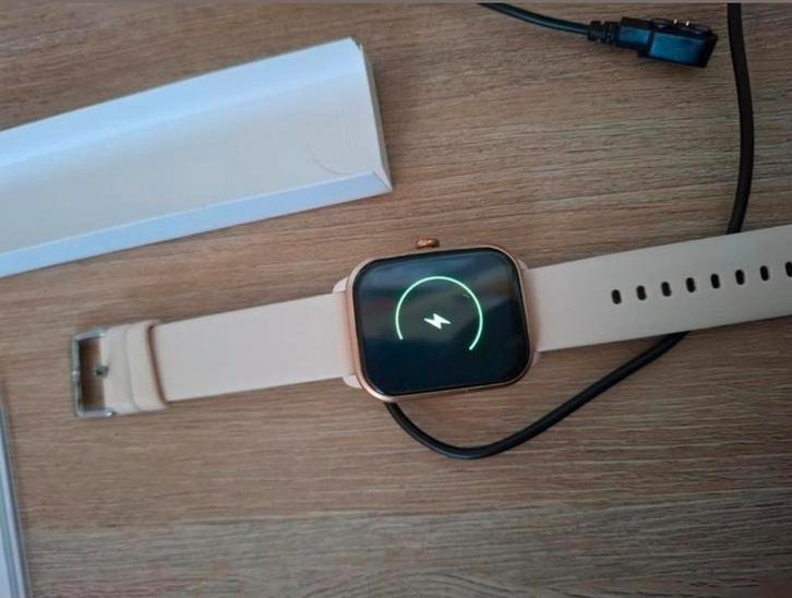 Smartwatch dames| ️, Sieraden, Tassen en Uiterlijk, Smartwatches, Zo goed als nieuw, Android, Zwart, Calorieverbanding, Hartslag