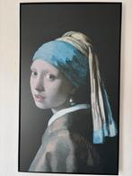 Meisje met de Parel - Fotoschilderij 80x120cm, Antiek en Kunst, Ophalen