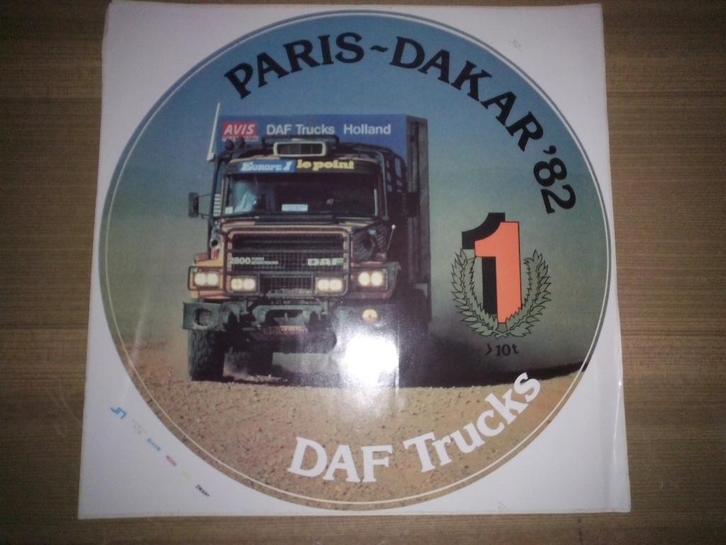 Grote DAF N2800 Parijs Dakar sticker + grote Hako sticker, Verzamelen, Automerken, Motoren en Formule 1, Zo goed als nieuw, Auto's