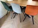 6 RV Design Eetkamerstoelen - Goede Staat!, Ophalen, Gebruikt, Overige kleuren, Metaal