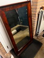Antieke Spiegel met Houten Lijst, Huis en Inrichting, Woonaccessoires | Spiegels, Ophalen, Gebruikt, 100 tot 150 cm, 75 tot 100 cm