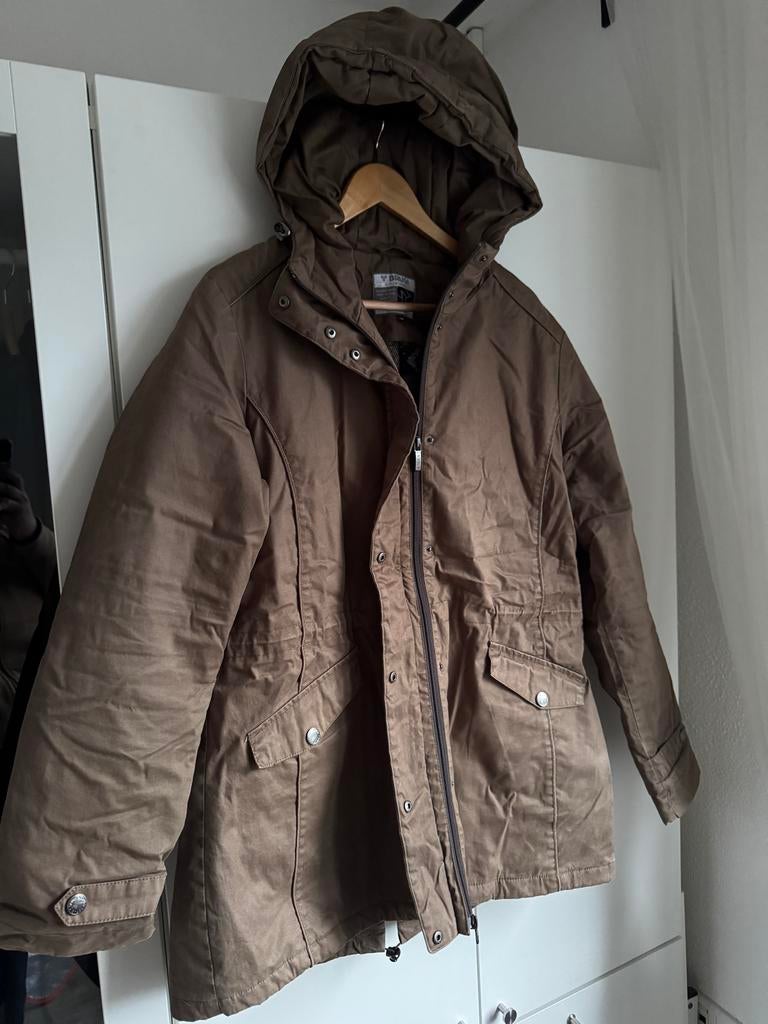 Brugi Damesjas Beige - Maat IT50, Ophalen of Verzenden, Zo goed als nieuw, Maat 46/48 (XL) of groter, Beige