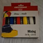 Nieuwe set van 5 tubes Amsterdam Acrylverf 120ml per tube, Ophalen of Verzenden, Nieuw, Overige typen