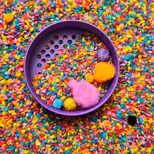 Zeefje paars - sensorisch speelgoed, Kinderen en Baby's, Speelgoed | Educatief en Creatief, Nieuw, Ophalen of Verzenden