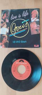 Single Opus - Live is life  top40hit 1984, Gebruikt, 7 inch, Single, Ophalen of Verzenden