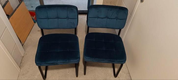 Mooie eetkamerstoelen/ stoelen nieuw, Huis en Inrichting, Stoelen, Nieuw, Twee, Blauw, Ophalen
