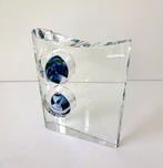 Glazen object helder met twee gekleurde bollen 3619-g, Ophalen of Verzenden