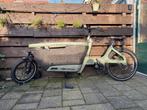 Lovens Explorer bakfiets moss green - Technisch als nieuw, Fietsen en Brommers, Fietsen | Bakfietsen, 4 kinderen of meer, Huif