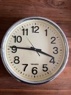 Wandklok - 38x38 cm, Ophalen of Verzenden, Zo goed als nieuw, Analoog, Wandklok