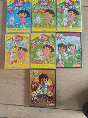 Grote collectie kinderdvd's – Dora & Diego beschikbaar voor biedingen