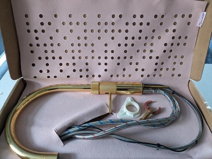 Quooker Fusion round goud kraan of complete set, Huis en Inrichting, Keuken | Keukenelementen, Zo goed als nieuw, Minder dan 100 cm