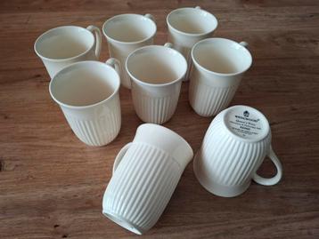 8 stuks Wedgwood Edme beker, mok, 0.25ltr/250ml beschikbaar voor biedingen