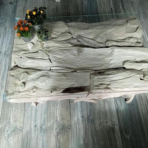 salontafel van drijfhout, Huis en Inrichting, Tafels | Salontafels, Zo goed als nieuw, Minder dan 50 cm, 50 tot 100 cm, 50 tot 100 cm