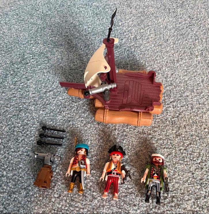Playmobil Piratenvlot met kanonnen en piraten, Kinderen en Baby's, Speelgoed | Playmobil, Gebruikt, Los playmobil, Ophalen of Verzenden